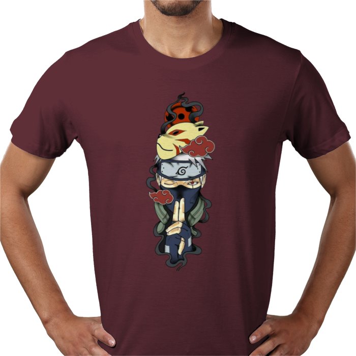 Naruto Kakashi Theme T-Shirt | Copy Ninja Anime Tee