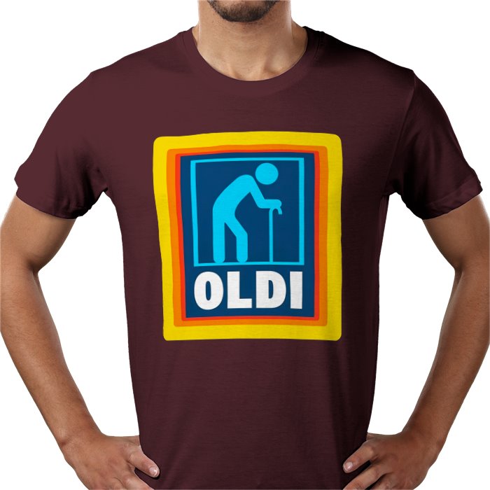 ALDI Parody OLDI T-shirt