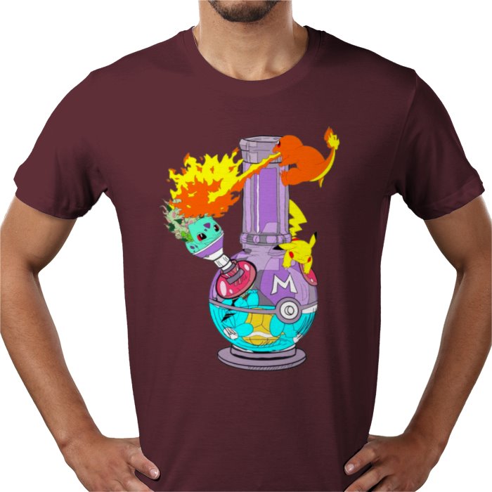 Pokébong T-Shirt | Pokémon 420 Parody Funny Graphic Tee