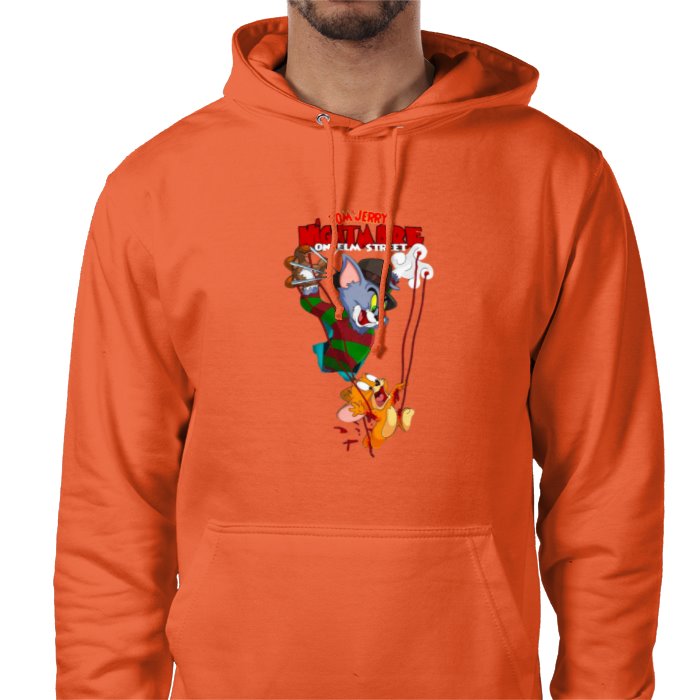 Tom And Jerry & A Nightmare On Elm Street - Freddy & Jerry Value Hoodie