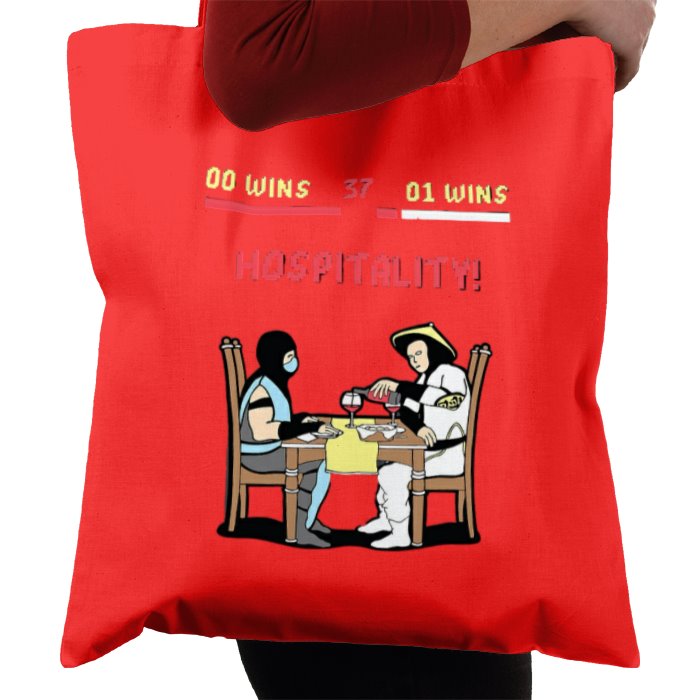 Mortal Kombat - Hospitality Wins Tote Bag