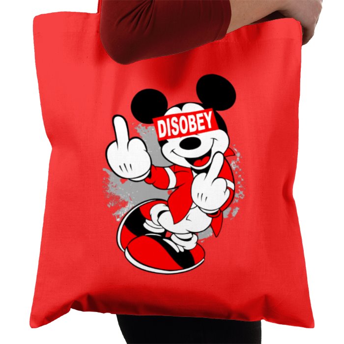 Mickey Mouse - Disobey Tote Bag