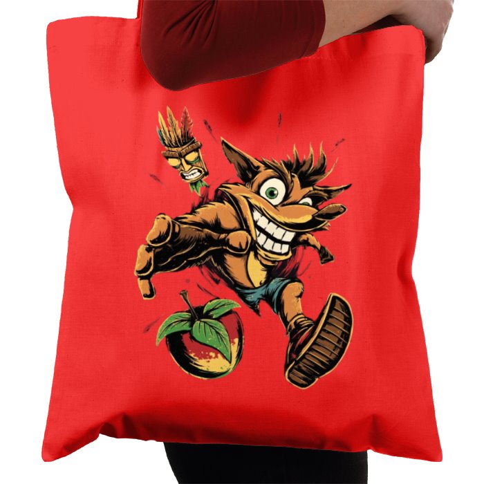 Crash Bandicoot Theme Tote Bag