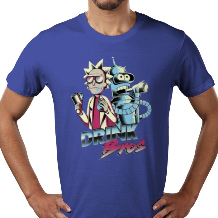 Rick & Morty x Futurama - Drink Bros T-shirt
