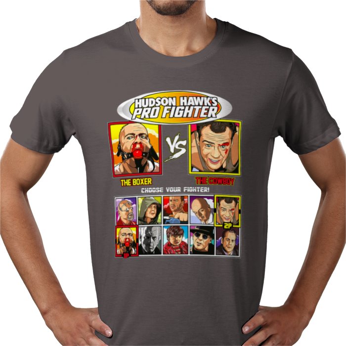 Bruce Willis - Pulp Fiction VS Die Hard T-shirt