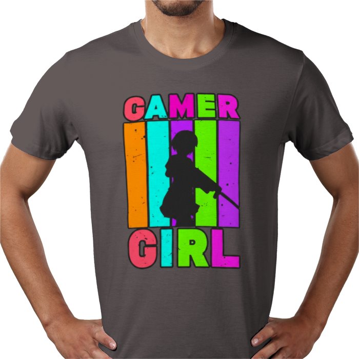 Gamer Girl T-Shirt | Female Gaming Graphic Tee