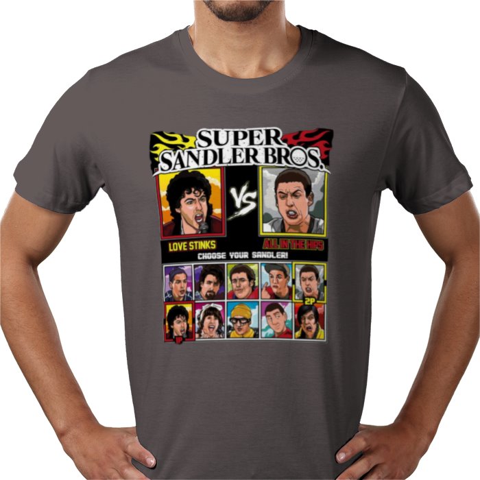 Super Smash Bro's & Adam Sandler - Super Sandler Bro's T-shirt