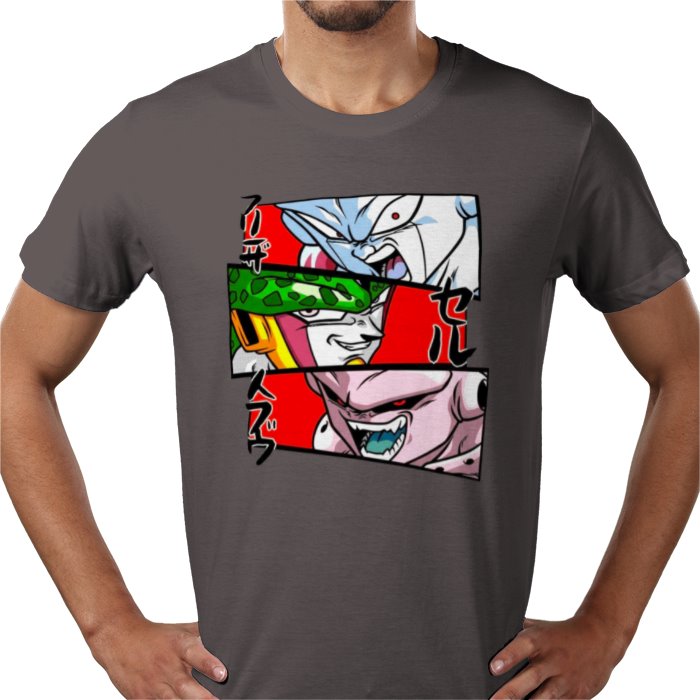 Dragon Ball Z Faces of Evil T-Shirt | DBZ Villains Anime Tee
