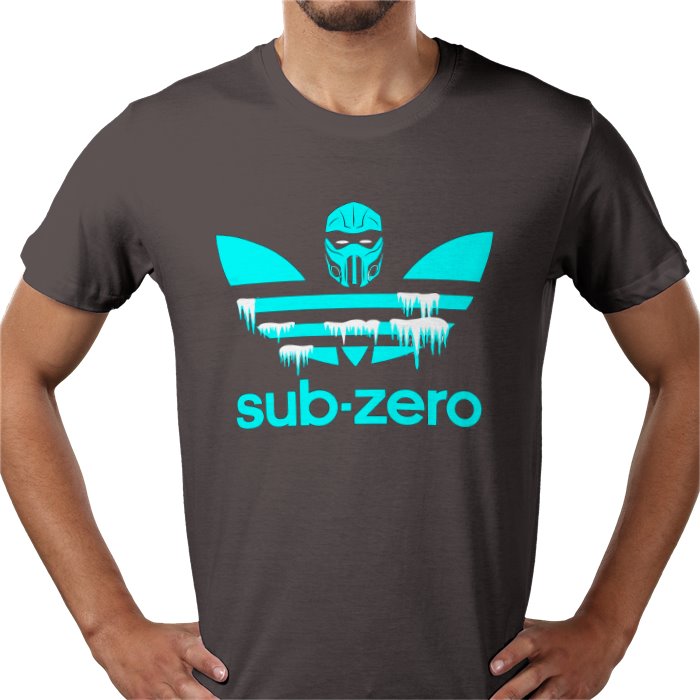 Mortal Kombat x Adidas — Sub-Zero Theme T-Shirt