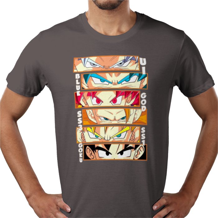 Dragon Ball Z Goku Eyes T-Shirt | Super Saiyan Anime Tee