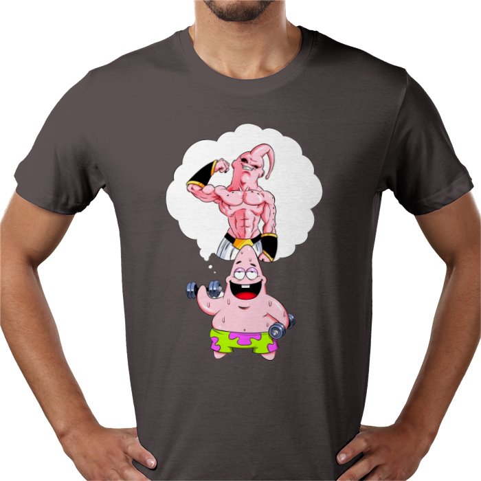 Dragon Ball Z x SpongeBob Crossover T-Shirt | DBZ Mashup Anime Tee