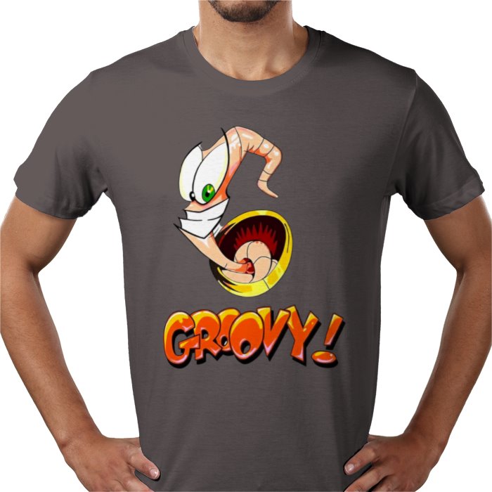Earthworm Jim - Groovy T-shirt