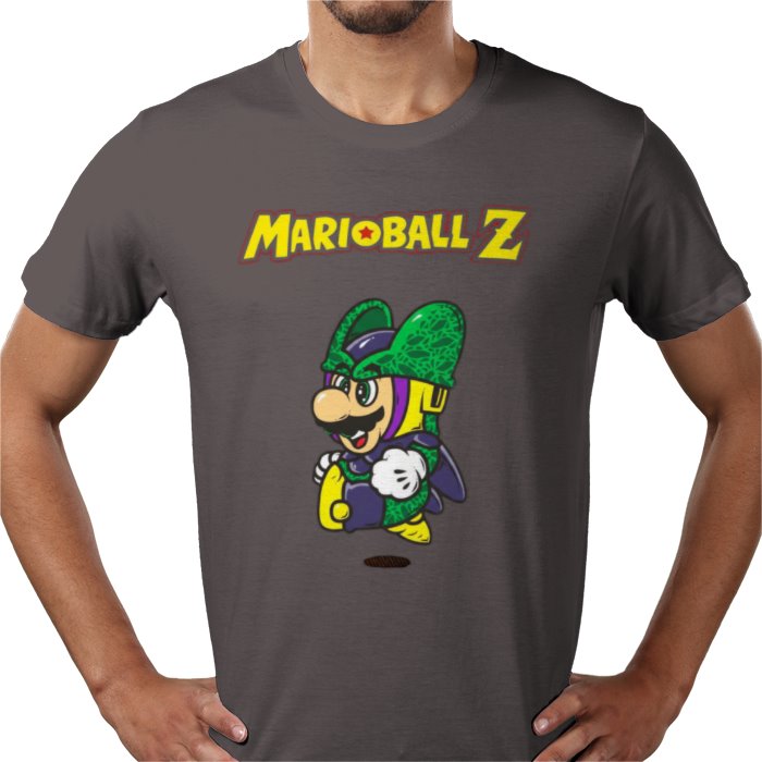 Super Mario x Dragon Ball Z Marioball Z T-Shirt | Gaming Anime Mashup Tee