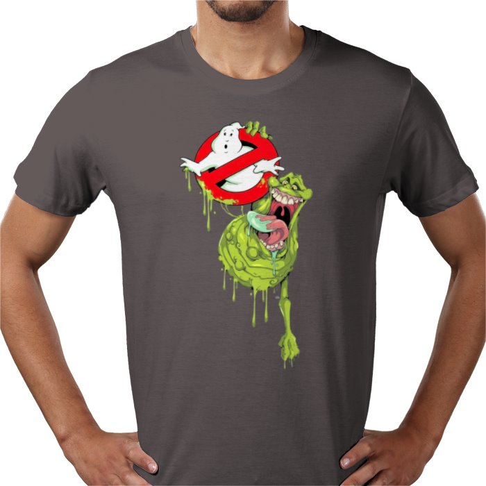 Ghostbusters - Slimer & Logo T-shirt