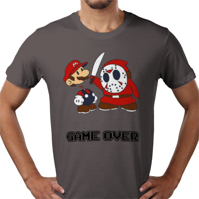 Super Mario T-Shirt | Game Over Retro Gaming Graphic Tee
