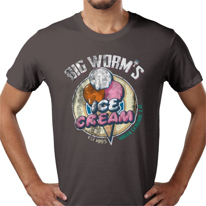 Friday - Big Worms Ice Cream T-Shirt