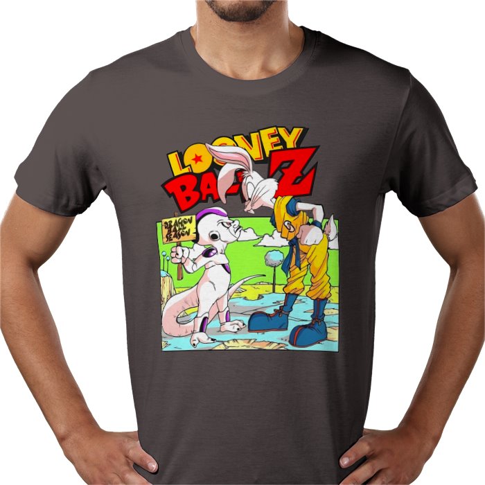 Looney Tunes x Dragon Ball Z Parody T-Shirt