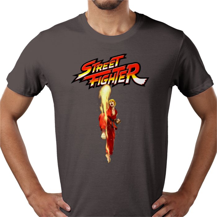 Street Fighter — Ken Dragon Punch T-Shirt