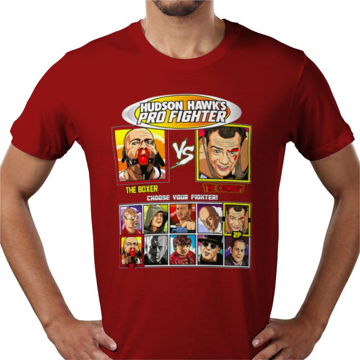Bruce Willis - Pulp Fiction VS Die Hard T-shirt