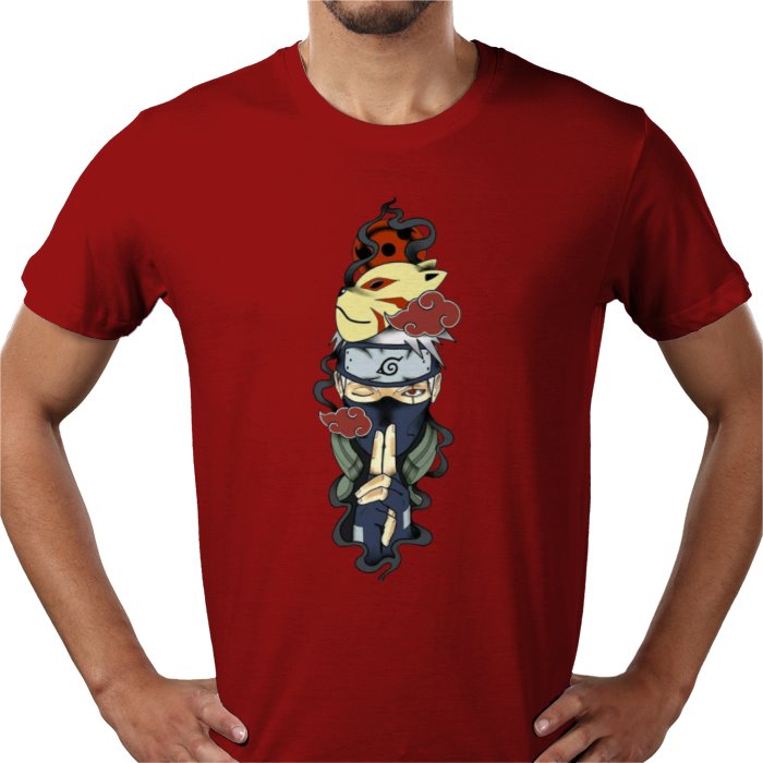 Naruto Kakashi Theme T-Shirt | Copy Ninja Anime Tee