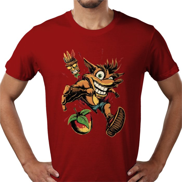 Crash Bandicoot T-Shirt | PlayStation Retro Gaming Graphic Tee