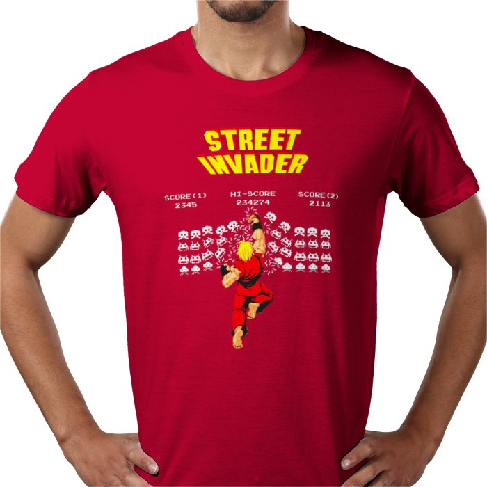 Street Fighter x Space Invaders — Street Invader T-Shirt