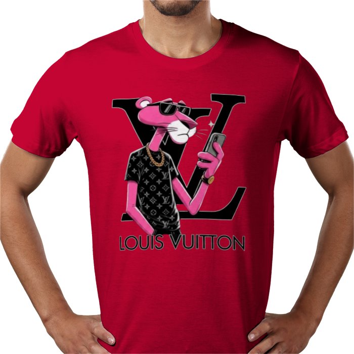 Pink Panther x Louis Vuitton Parody T-Shirt