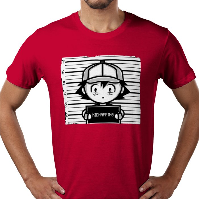 Pokémon — Ash's Mugshot T-Shirt