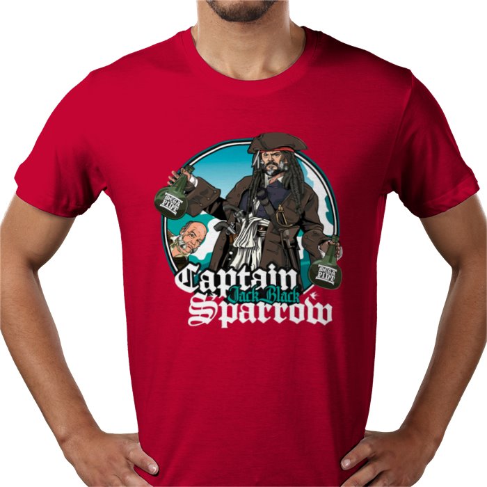 Jack Black x Pirates Of The Caribbean — Captain Jack Black Sparrow T-Shirt