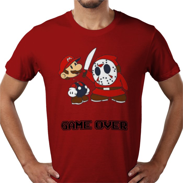 Super Mario T-Shirt | Game Over Retro Gaming Graphic Tee