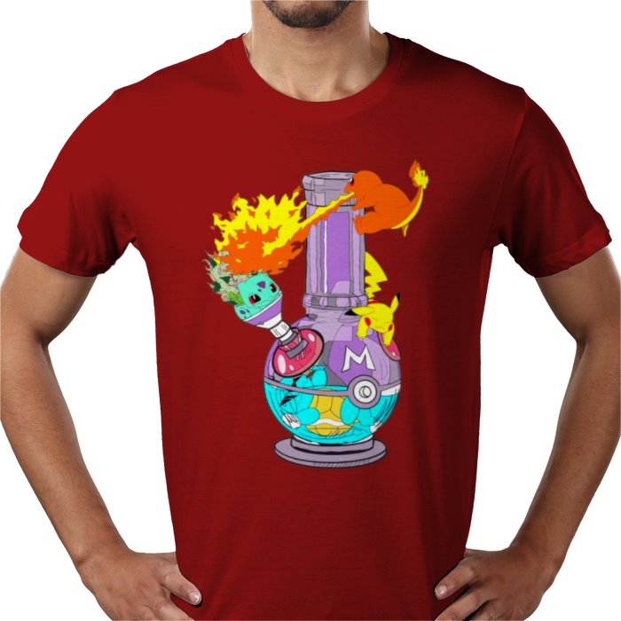 Pokébong T-Shirt | Pokémon 420 Parody Funny Graphic Tee