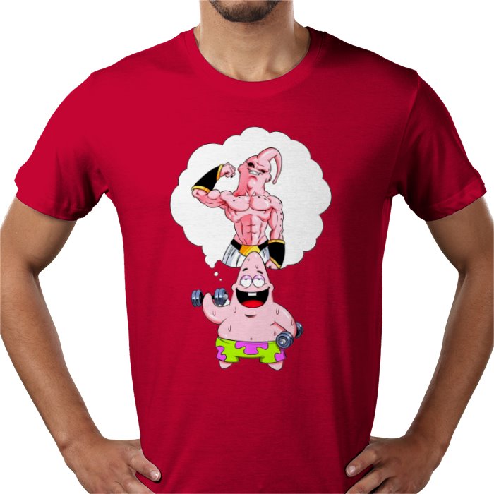 Dragon Ball Z x SpongeBob Crossover T-Shirt | DBZ Mashup Anime Tee