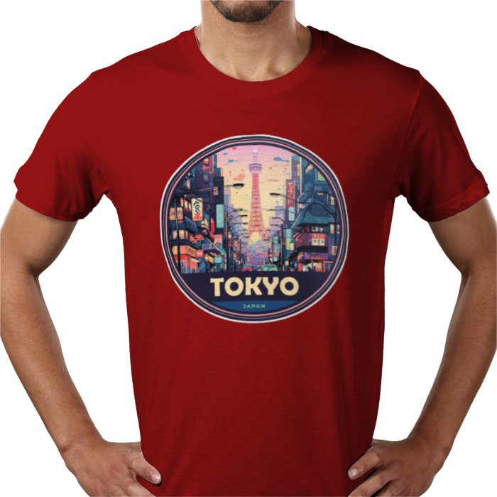 Tokyo Japan Badge T-shirt
