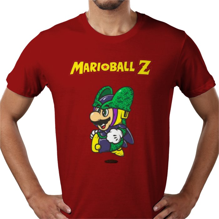 Super Mario x Dragon Ball Z Marioball Z T-Shirt | Gaming Anime Mashup Tee