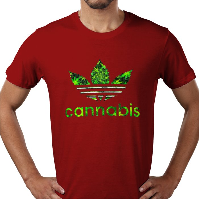 Adidas Cannabis Parody T-shirt