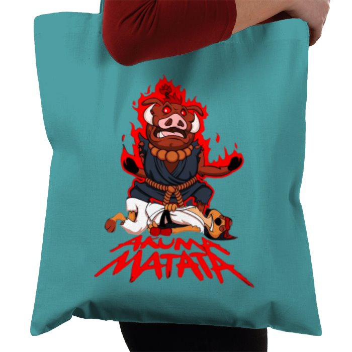 Timone & Pumba x Street Fighter - Akuma Mutata Tote Bag
