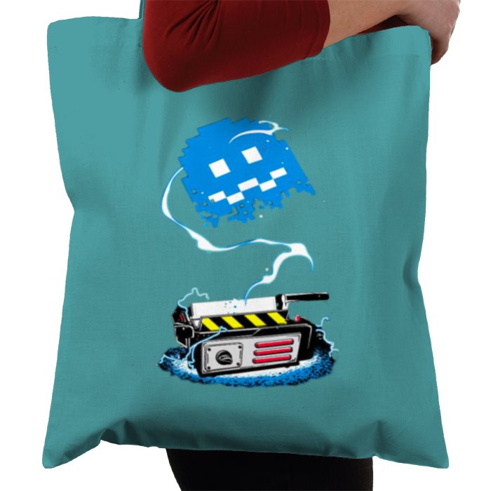 Pacman & Ghostbusters - Ghost Trap Tote Bag