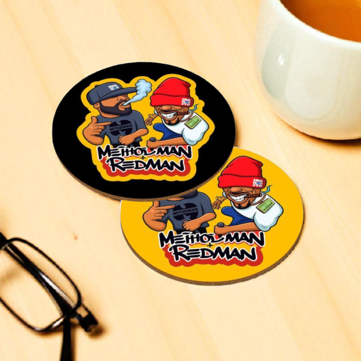 Meth & Red Round Coasters