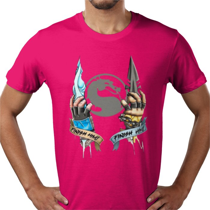 Mortal Kombat - Finish Him Kombat Hands T-Shirt