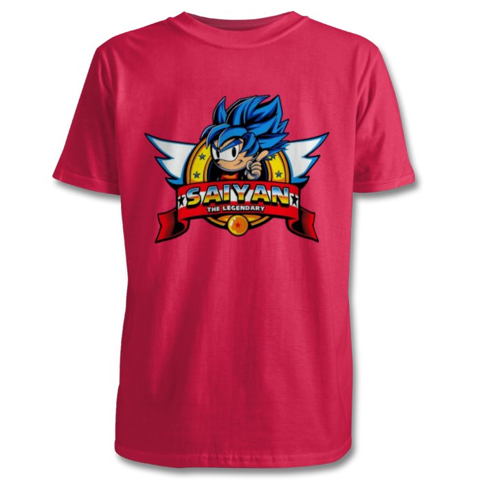 Sonic & Dragonball Z - Sonic The Saiyan T-shirt