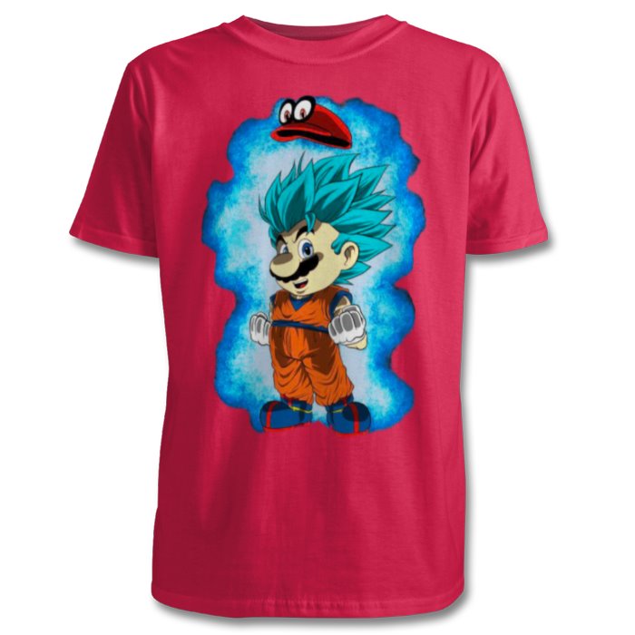 Dragonball Z & Super Mario Bro's - Saiyan Bro's T-shirt