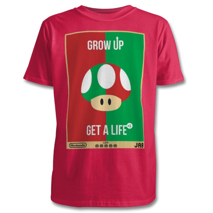 Super Mario Bro's - Get A Life T-shirt