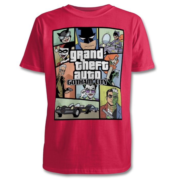 Batman & Grand Theft Auto - Grand Theft Auto Gotham T-shirt