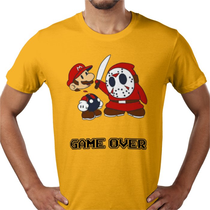 Super Mario T-Shirt | Game Over Retro Gaming Graphic Tee