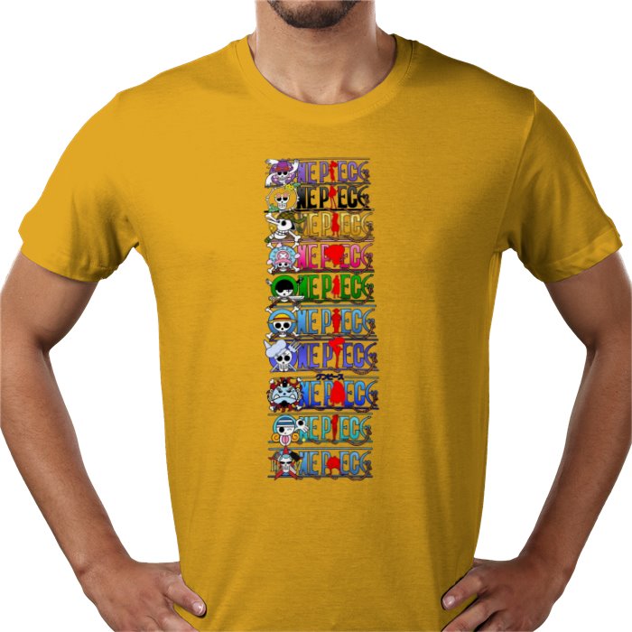 One Piece Stacked Logo T-Shirt | Grand Line Anime Tee