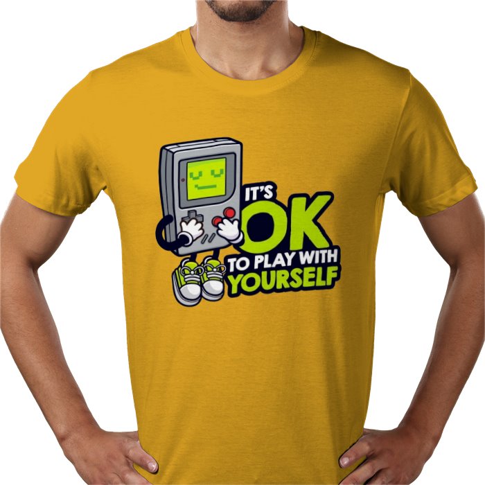 Game Boy — It's OK To Play With Yourself T-Shirt