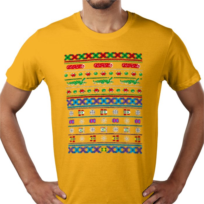 Ugly Jumper Style - Frogs Logs & Automobiles Christmas T Shirt