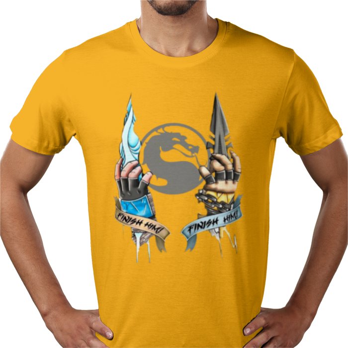 Mortal Kombat - Finish Him Kombat Hands T-Shirt