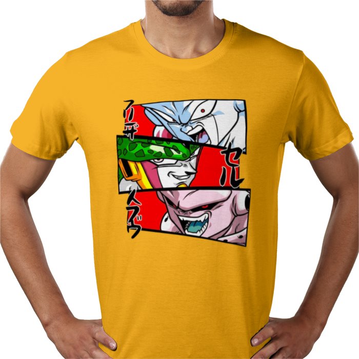 Dragon Ball Z Faces of Evil T-Shirt | DBZ Villains Anime Tee