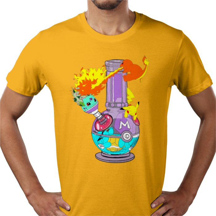 Pokébong T-Shirt | Pokémon 420 Parody Funny Graphic Tee